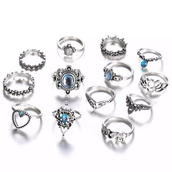 ♛ khaleesi Midi Rings Set - Picture 3 of 8